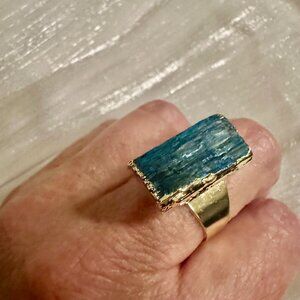 Bali Raw Kyanite Ring